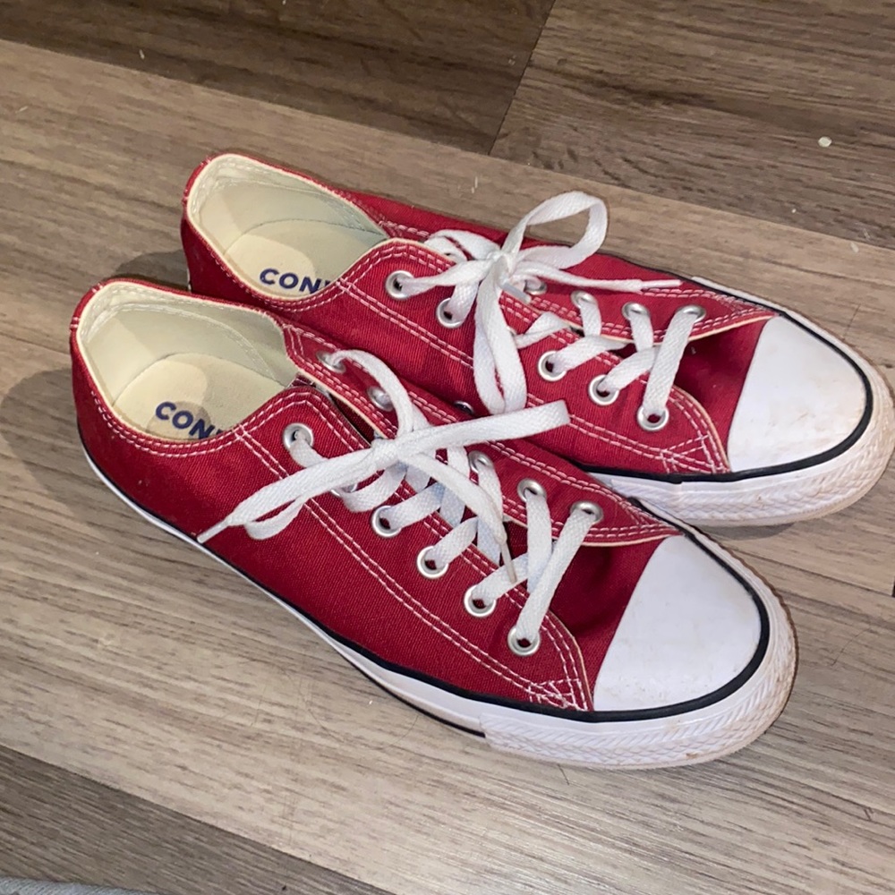 Maroon Converse